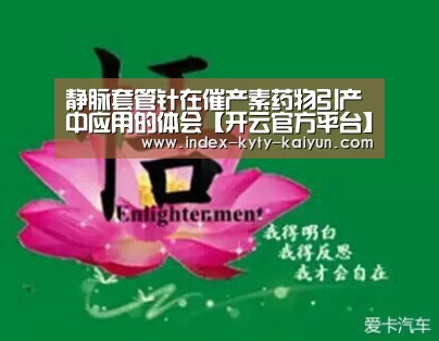 静脉套管针在催产素药物引产中应用的体会【开云官方平台】(图1) 开云中国官网